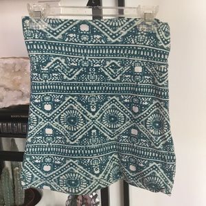 SOLD - Printed mini skirt